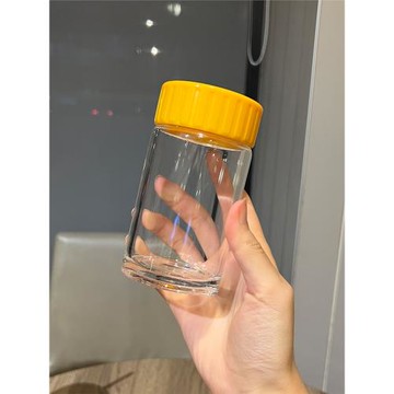 網紅北歐ins風玻璃杯隨身小巧可愛耐熱杯子女便攜高硼硅水杯簡約