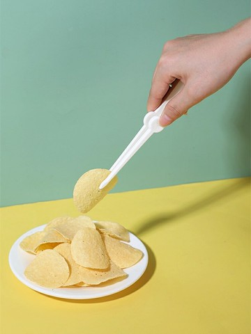 不臟手零食夾子懶人吃薯片神器廚房專用食物夾多功能辣條試吃神器