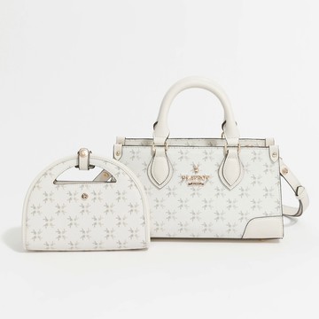 PLAYBOY-小手提包附長背帶 White Bunny系列 - 米白色(551-0101-01-6)