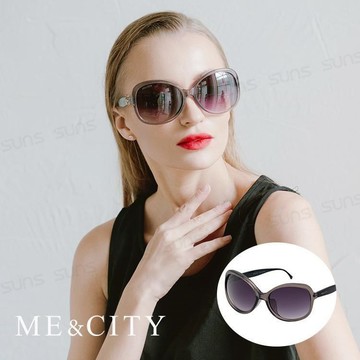 【SUNS】ME&CITY 義式典雅簡約太陽眼鏡 抗UV(ME 1208 C01)