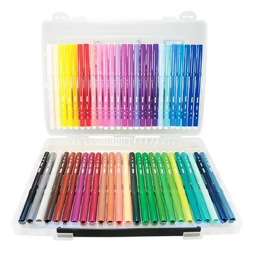 MILAN 兒童可水洗彩色筆 細筆桿 3歲以上  50色  1盒