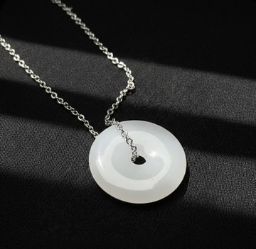 【願‧平安】冰種翡翠平安扣吊飾 | 天然緬甸玉翡翠A貨 | 送禮