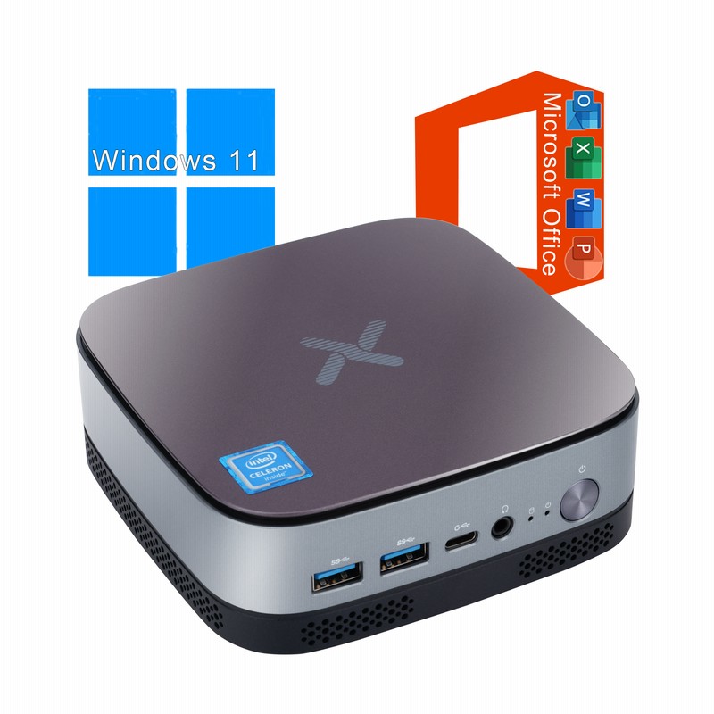 ミニPC Windows11搭載 8GB+256GB SSD Celeron Amazon.co.jp: ミニPC 小型pc Windows 11 Pro搭載 Celeron N5105