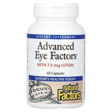 Natural Factors, 高級眼部因數，60 粒膠囊
