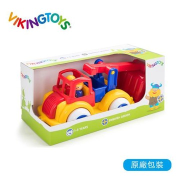 瑞典 Viking toys 怪手挖土車(含2隻人偶)-28cm 81252