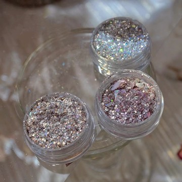 繁星系列美甲亮粉 亮片細閃粉 星空銀箔亮粉 亮片粉 美甲飾品 美甲裝飾材料 透明閃粉 光療凝膠裝飾