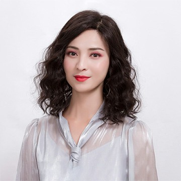 現貨+預購 女假髮真髮長假髮透氣假髮片輕量假髮免打理隱形增髮整頂假髮-旁分捲髮4款74gg55【獨家進口】【米蘭精品】