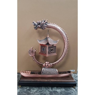 現貨供應 弘喧 古銅  紅銅 順風順水 龍騰吉祥 小吊爐 臥香爐 香插 線香爐 中式香爐 沉香 薰香爐 吊熏爐 倒流香
