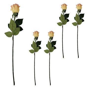 仿真玫瑰 總長 45cm 花頭直徑 4.5cm  嫩粉