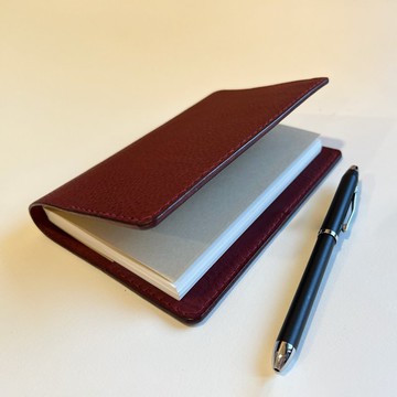 【新品】Journey A6 皮革筆記本/記事本 /植鞣革 - 客製化禮物