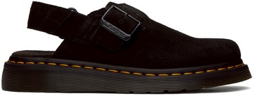Dr. Martens 黑色 Jorge II Suede Slingback 穆勒鞋
