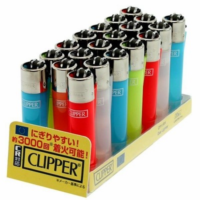 CLIPPER クリッパー ガスライター 20本セット販売 ライテック CR対応 ...