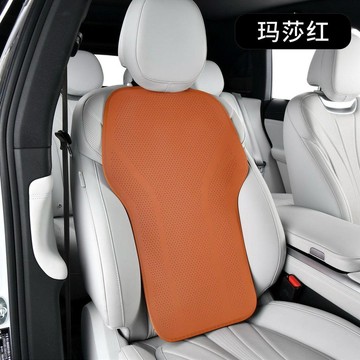 🔥新款下殺🔥新能源汽車靠墊 四季通用座套 通氣納帕皮 透氣四季靠墊 靠背墊 透氣背墊 汽車椅墊 車用靠墊 車用裝飾百貨