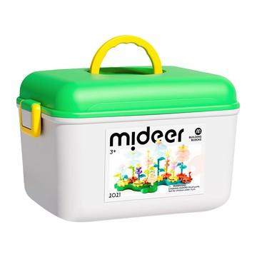 mideer 3D立體旋轉花園積木遊戲組 101片  1套