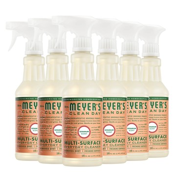 Mrs. Meyer's梅耶夫人 香氛多功能清潔劑-天竺葵473ml x6入