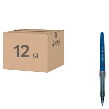 Pentel 飛龍文具 塑膠鋼筆墨水管 MLJ20-C  12個  藍色