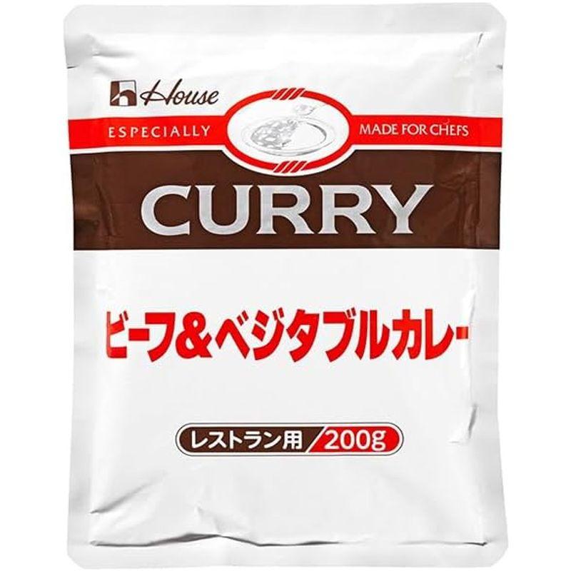 ハウス食品 ビーフ＆ベジタブルカレー 200g×30袋入×(2ケース)