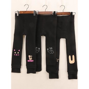 內銷剪標冬款童裝      女童加絨高彈保暖打底加絨褲   95B-5-4