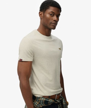 Superdry Men's Essential Logo T-shirt Grey Size: M