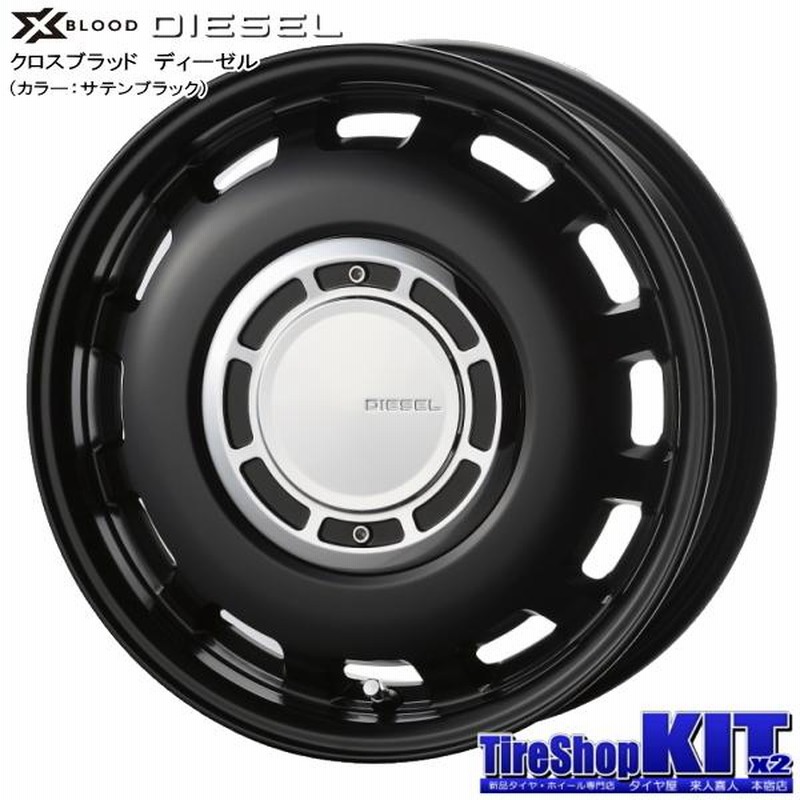 ヨコハマ パラダ PA03 165/55R14C 95/93N & X BLOOD DIESEL 14インチ