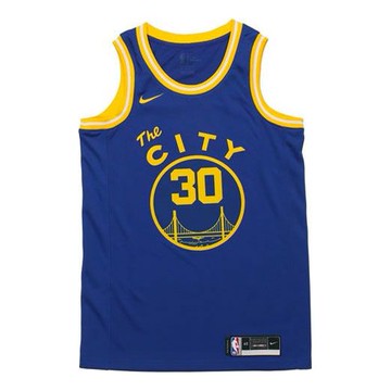 Nike NBA Swingman Jersey Golden State Warriors Classic Edition 2020 Blue/Yellow