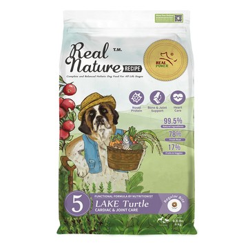 REAL POWER 全犬5號-湖畔水鱉關節心臟4kg (犬糧/狗飼料/犬飼料)