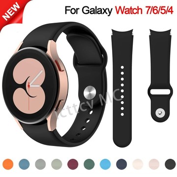 【免運】SAMSUNG 純色矽膠運動錶帶三星 Galaxy Watch 7 FE 4 5 6 44mm 40mm 5