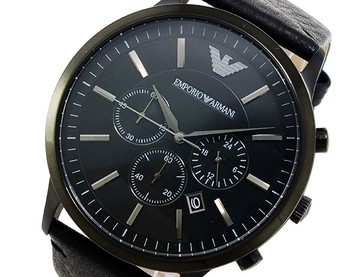 雅皮男子Emporio Armani亞曼尼率性低調配色三眼機能腕錶七天預購+現貨