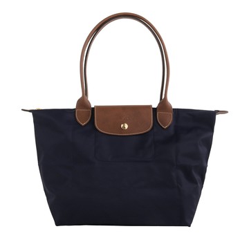 LONGCHAMP-長提把小型摺疊水餃包（海軍藍）S_廠商直送