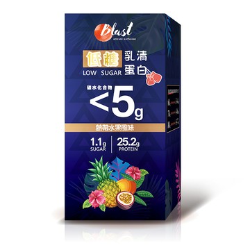 【Dr.PT】低糖高訓練乳清蛋白 (7入/盒) 熱帶水果風味(效期：2026/8/17)