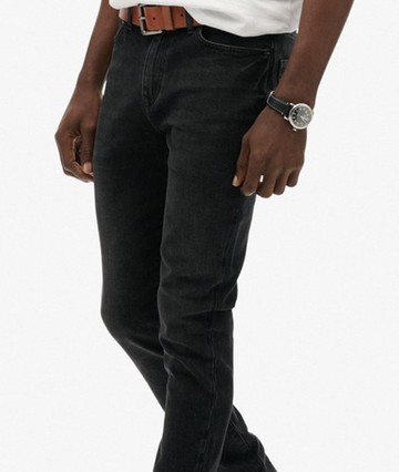 Superdry Men's Vintage Skinny Jeans Black Size: 32/34