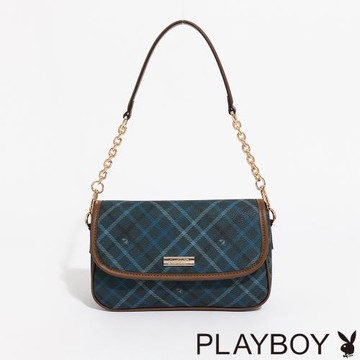 Arnold Palmer - 翻蓋肩背包附長短背帶  Jaunty系列 - 藍色