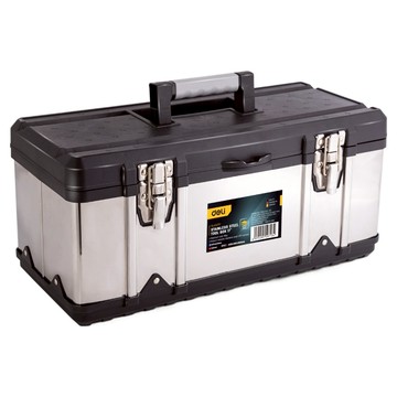 deLi 得力 工具箱 不銹鋼 20吋 EDL432020  1個  470 × 220 × 220mm