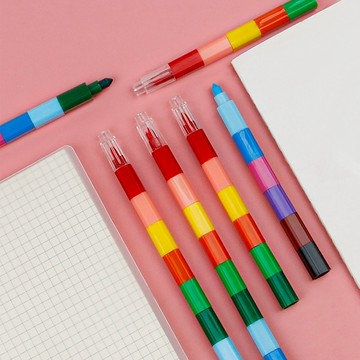 12色組合蠟筆 彩虹筆 彩色蠟筆 彩色鉛筆 著色筆 美勞DIY上色道具 客製化禮品專家 6525