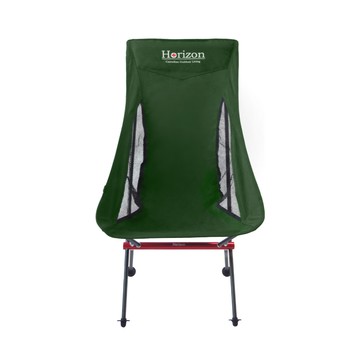 Horizon 天際線 7075鋁合金班夫高背月亮椅 輕量便攜  樹海綠（一入） _廠商直送