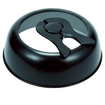 珍珠金屬 矽膠加工圓形盤蓋 帶窗口 HB-5414  22cm  1個