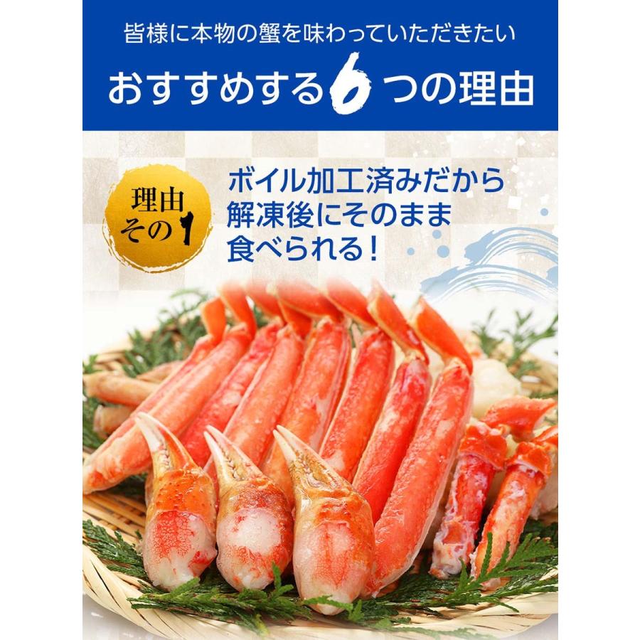 ポイントアップ 年末予約受付中 カニ かに 蟹 ズワイガニ ボイル ポーション むき身 3kg カニ爪 カニ足 肩肉 カニ肉 カニしゃぶ ズワイ蟹 送料無料  お歳暮