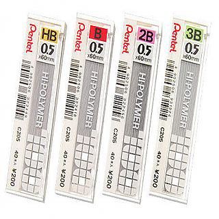 Pentel C205自動鉛筆芯 / 0.5mm / 400支入(10盒)