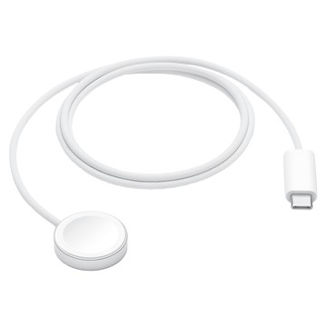 Apple 台灣公司貨 MT0H3TA/A 磁性充電器USB-C連接線 1m 原廠保固  Apple Watch  白色  1條