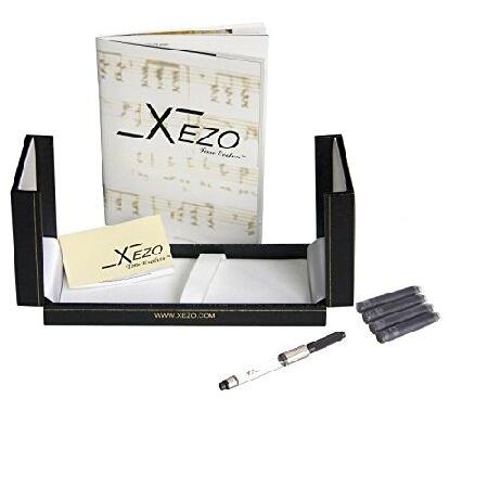 Xezo Maestro オーシャニックオリジン 虹色ホワイトマザーオブパール シリアルナンバー入り中字ペン。18金、プラチナメッキ。同じペンは2つとありません。