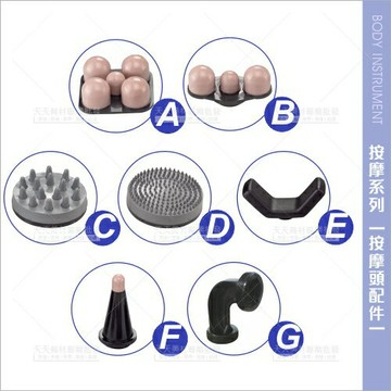 台灣典億 | 按摩頭配件(七款任選)KS-1200壓力供應裝置專用[99474]
