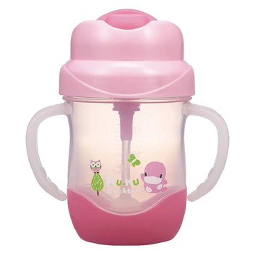 KU.KU Duckbill 酷咕鴨 神奇喝水杯  粉色  1個  200ml