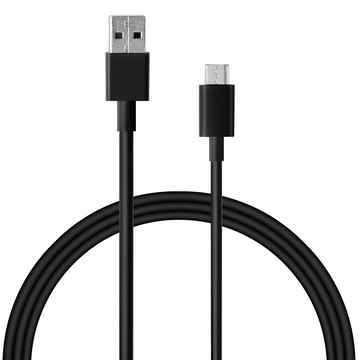 TWO.M Micro USB 鋁合金快速傳輸充電線 3A快速充電  100cm  黑色  1條