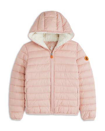 Save the Duck Girls' Leci Hooded Puffer Jacket - Little Kid, Big Kid