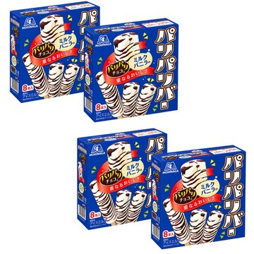 森永 雙色脆巧雪糕x4盒(8入/盒)(冰棒/甜點/下午茶/日本森永/冰淇淋)