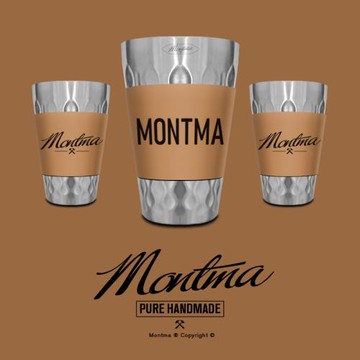 Montma美式露營水杯雙層304不銹鋼戶外旅行便攜裝泡茶啤酒咖啡杯