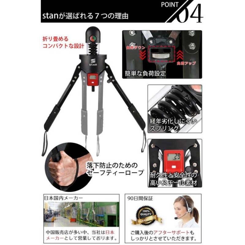 アームバー エキスパンダー 30〜180kg 負荷計測モニター付 大胸筋 胸筋 器具 バネ式 筋トレ グッズ トレーニング 筋肉 上半身 30kg  40kg 50kg 60kg 70kg 80kg | LINEショッピング