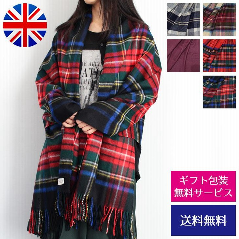 ジョンストンズ　チェック柄ストール　カシミヤ SHIPS別注】JOHNSTONS:カシミヤチェックストール｜ SHIPS 公式サイト