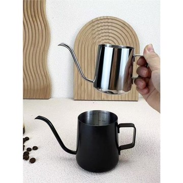 304不銹鋼帶刻度便攜迷你手沖咖啡壺掛耳咖啡壺細長嘴咖啡壺