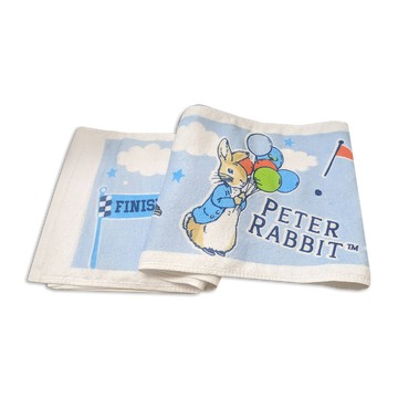 【PETER RABBIT 比得兔】純棉運動長巾301剪絨印花棉巾買一送一 (台灣MIT運動巾)